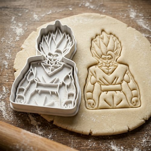 Emporte-pièce manga guerrier saiyan 8 cm
