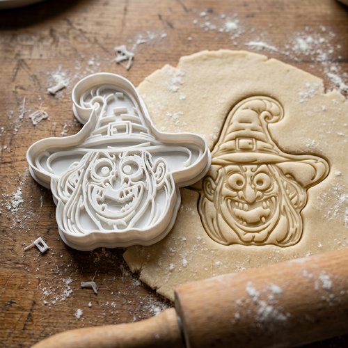 Emporte-pièce sorcière halloween 8 cm