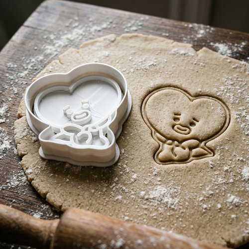 Emporte-pièce personnage cœur 8cm - moule biscuit