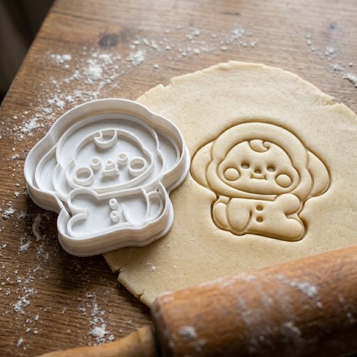 Emporte-piece biscuits personnage kawaii 8cm