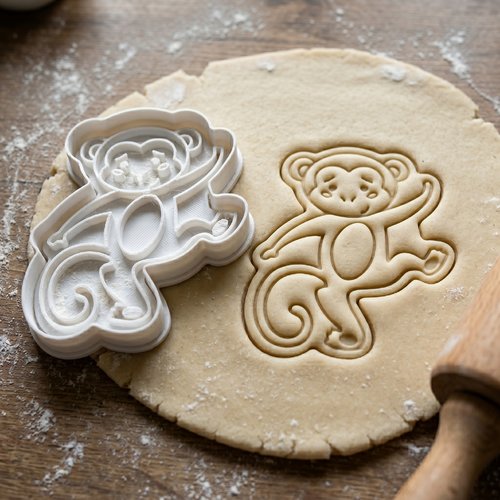 Emporte-piece singe 8 cm - moule biscuit artisanal