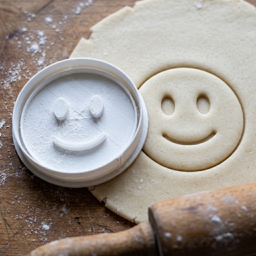 Emporte-pièce sourire 8 cm - moule biscuit artisanal
