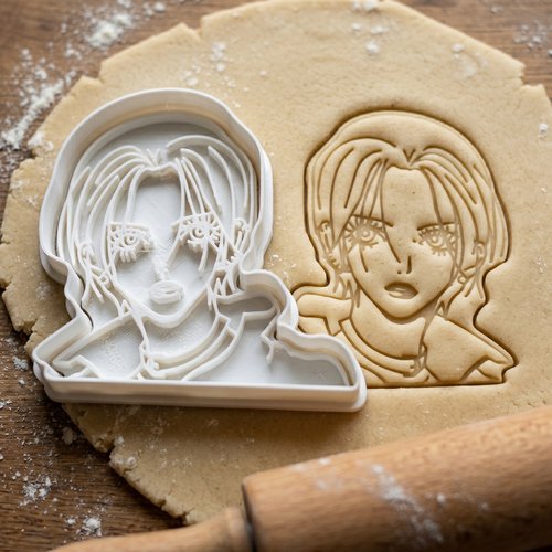 Emporte-pièce manga fille 8cm - moule biscuit