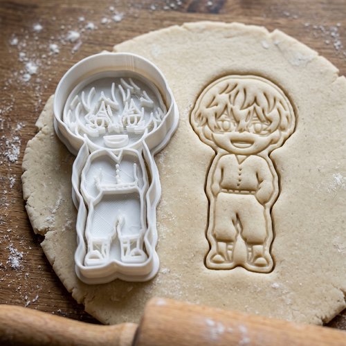 Emporte-pièce personnage manga - moule à biscuit et pâte à sucre