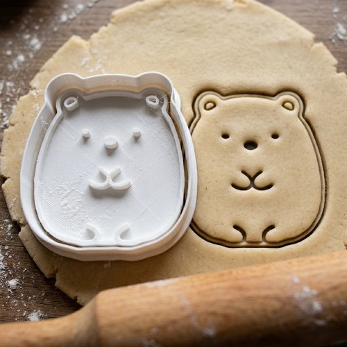 Emporte-piece ourson 8 cm - decoupoir pate et biscuits