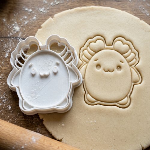 Emporte-pièce axolotl 8cm pour biscuits
