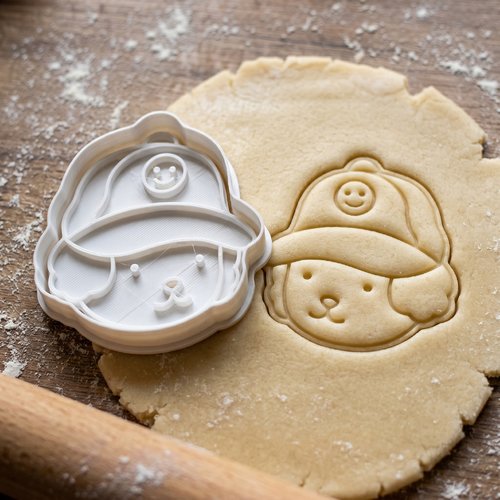 Emporte-pièce chien chapeau 8cm - moule biscuit