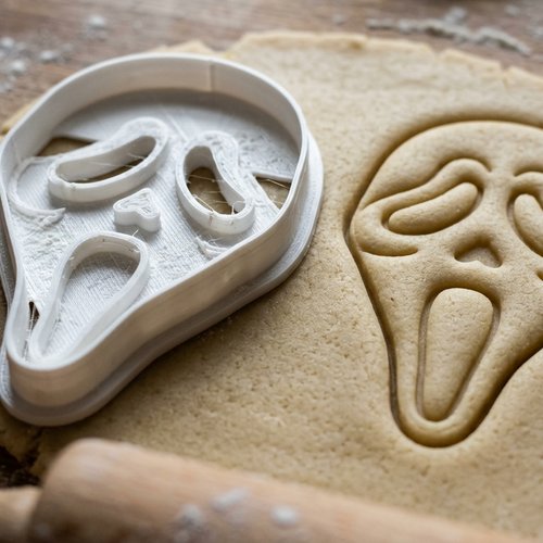 Emporte-piece scream ghostface 8cm - moule biscuits halloween