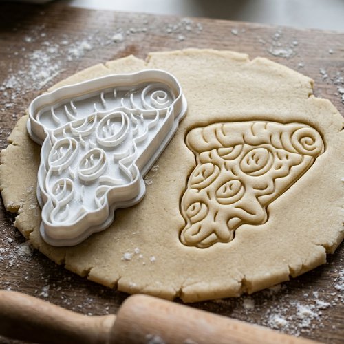Emporte-pièce part de pizza 8cm - découpoir biscuit
