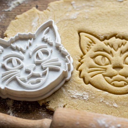 Emporte-piece chat 8cm - moule a biscuits artisanal