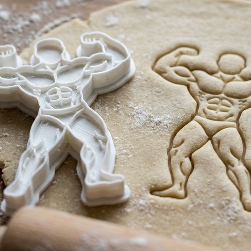 Emporte-pièce bodybuilder musculation 8cm - moule