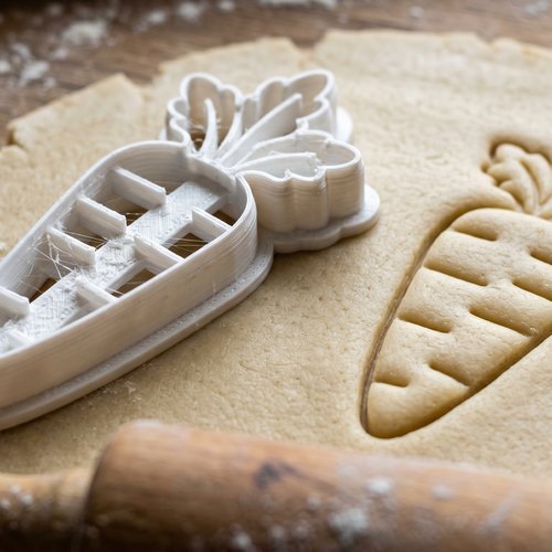 Emporte-pièce carotte 8 cm - moule biscuit pâtisserie artisanal