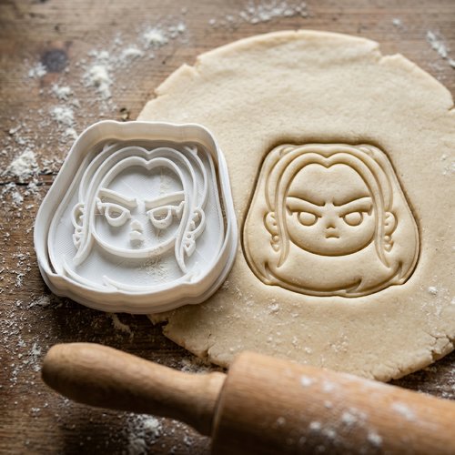 Emporte-piece visage manga 8cm moule biscuit artisanal