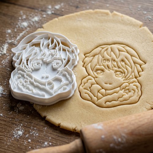 Emporte-pièce personnage manga 8 cm - moule biscuit