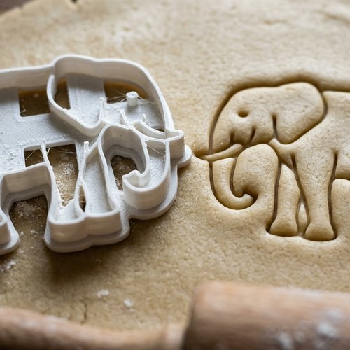 Emporte-piece elephant 8 cm - moule patisserie artisanal