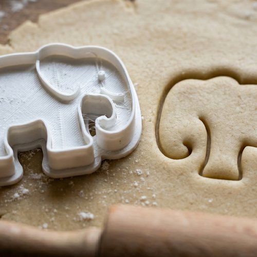 Emporte-piece elephant 8 cm moule a biscuits