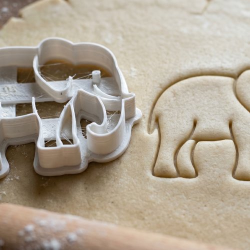 Emporte-piece elephant 8 cm moule biscuits et patisserie