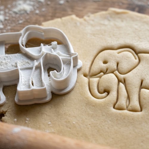 Emporte-piece elephant 8 cm - moule a biscuits