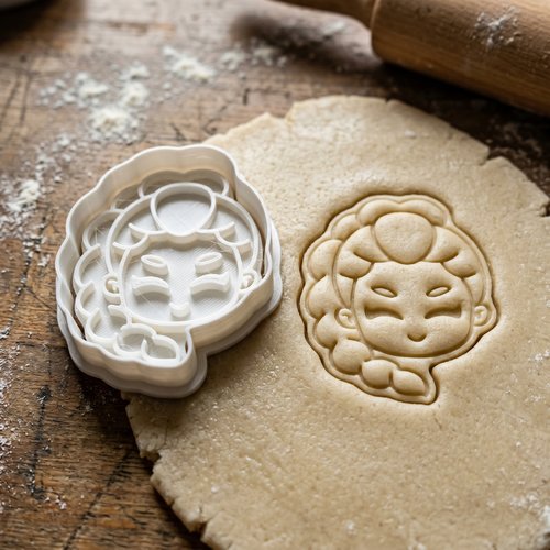 Emporte-pièce princesse 8cm pour biscuits et pâtisserie