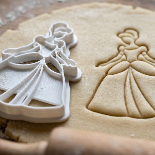 Emporte-pièce princesse 8 cm - moule artisanal