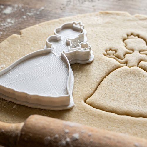 Emporte-pièce princesse 8 cm - moule à biscuit artisanal