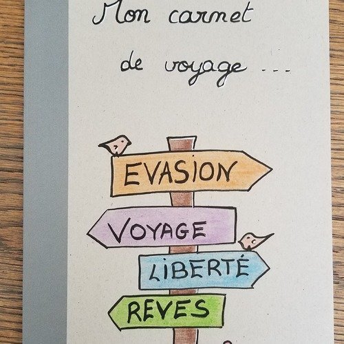 école Cahier Voyageur Page De Garde Carnet a5 cahier de voyage - Un grand marché