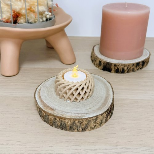 Bougeoir vesper | décoration moderne 3d | porte-bougie led, bougeoir | + 10 couleurs disponibles