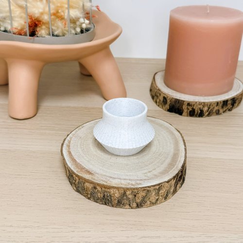 Bougeoir jarre | décoration moderne 3d | porte-bougie led, bougeoir | + 10 couleurs disponibles