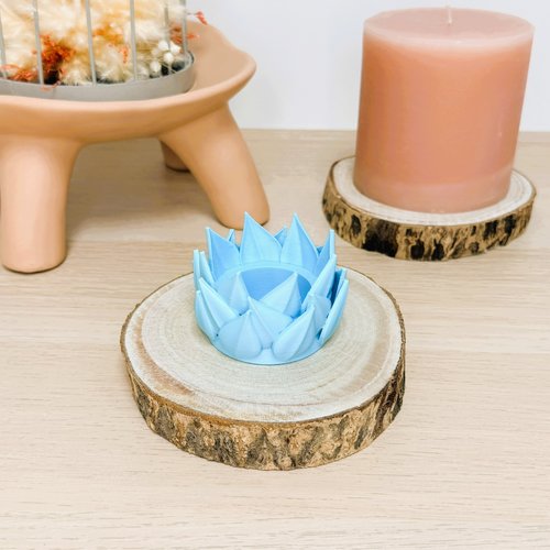 Bougeoir elum | décoration moderne 3d | porte-bougie led, bougeoir | + 10 couleurs disponibles