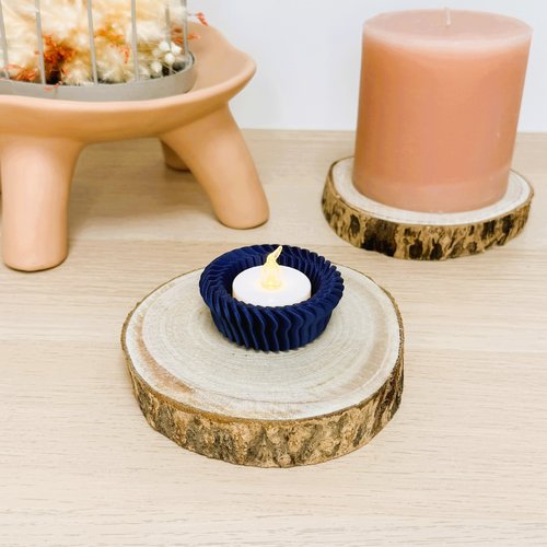 Bougeoir linea | décoration moderne 3d | porte-bougie led, bougeoir | + 10 couleurs disponibles