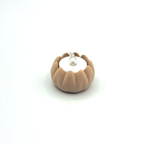 Bougeoir luxis - porte-bougie à led - impression 3d