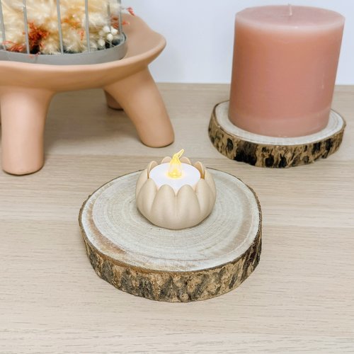 Bougeoir luxis | décoration moderne 3d | porte-bougie led, bougeoir | + 10 couleurs disponibles