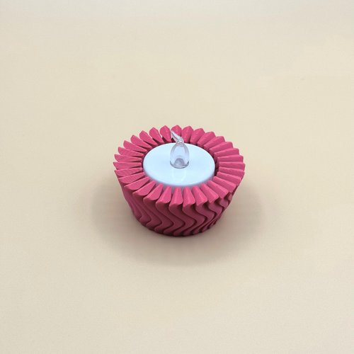 Bougeoir lumio - porte-bougie à led - impression 3d