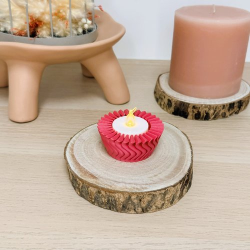 Bougeoir lumio | décoration moderne 3d | porte-bougie led, bougeoir | + 10 couleurs disponibles