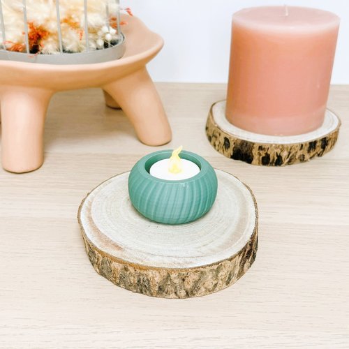 Bougeoir auro | décoration moderne 3d | porte-bougie led, bougeoir | + 10 couleurs disponibles