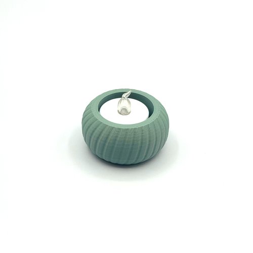 Bougeoir auro - porte-bougie à led - impression 3d