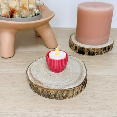 Bougeoir focalis | décoration moderne 3d | porte-bougie led, bougeoir | + 10 couleurs disponibles