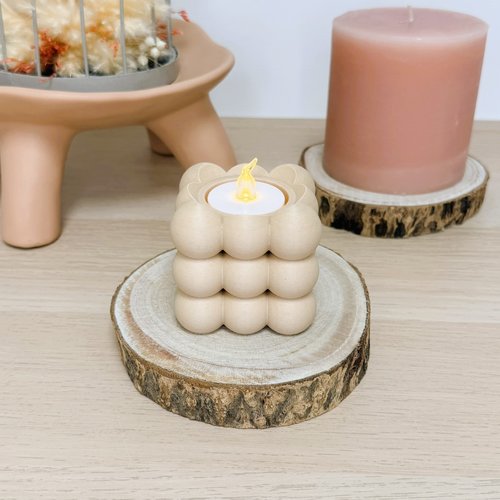 Bougeoir elance | décoration moderne 3d | porte-bougie led, bougeoir | + 10 couleurs disponibles