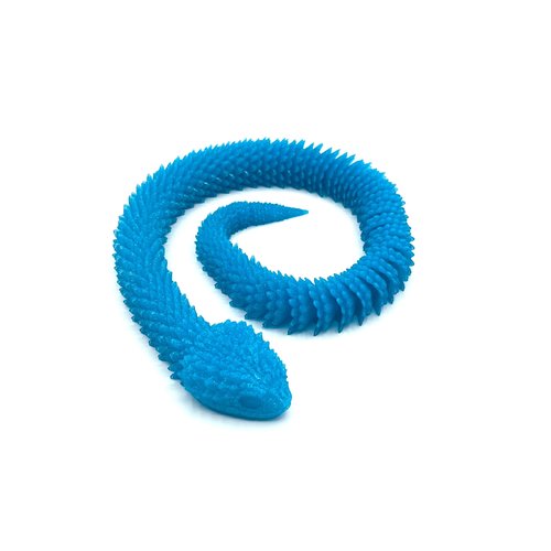 Figurine serpent du désert | aspidion - turquoise - impression 3d