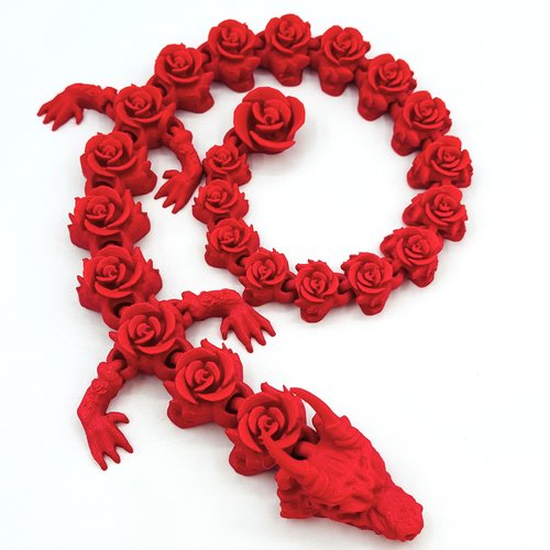 Dragon aux roses