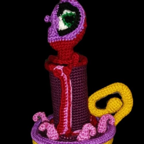 La bougie maléfique, patron crochet