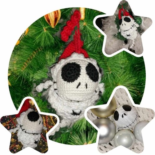 Tutoriel de crochet : l'étrange décoration de noël jack