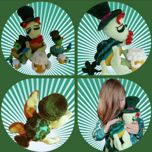 Tutoriel de crochet en français , la tortue leprechaun