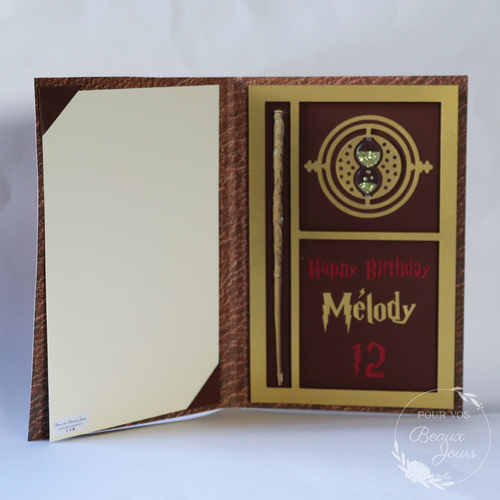 Carte d'anniversaire "harry potter - hermione"