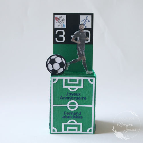 Carte d'anniversaire "foot" - cde réservée