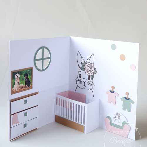 Carte félicitations de grossesse et carte de naissance (cde réservée)