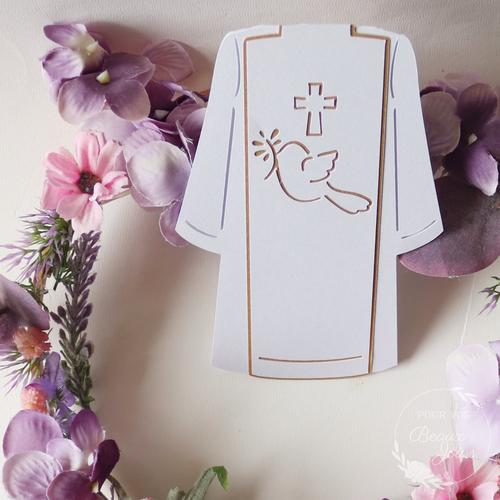 Carte communion "aube"