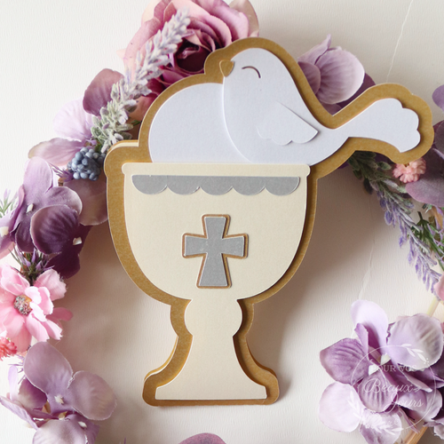 Carte communion "calice"