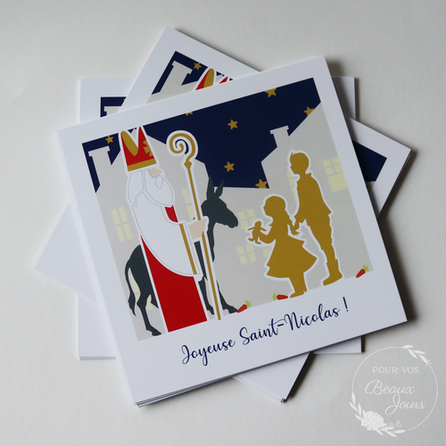 Carte postale "saint-nicolas"
