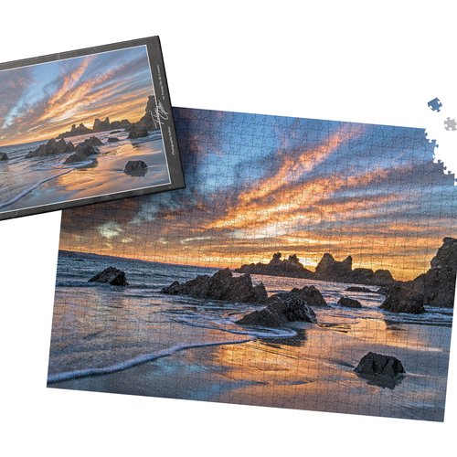 Puzzle 1000 pièces - lever de soleil au kador - 69x47,8 cm